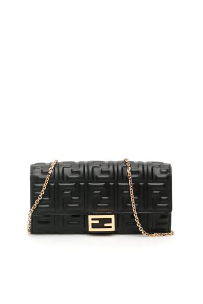 fendi bags and wallets|Fendi wallet on chain baguette.